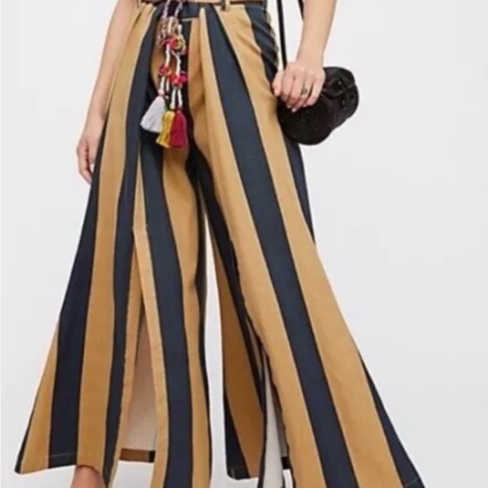 Free People Marjorie Stripe Pant Size Large